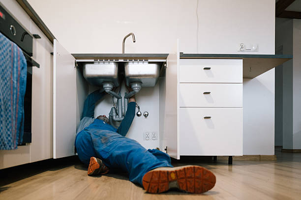 Professional Drain Cleaning technician working in Leeds, UT